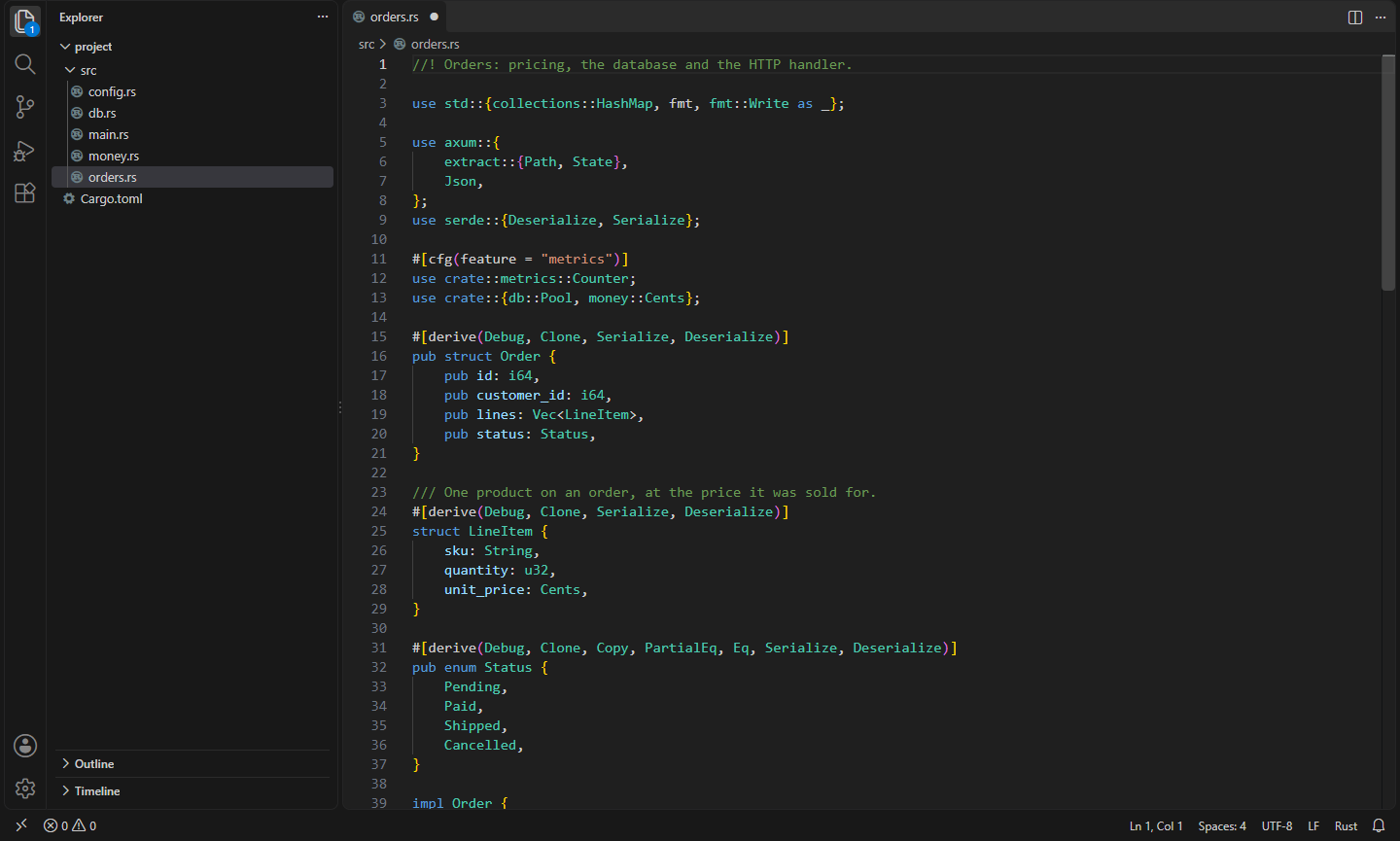 Tangled use declarations organized into merged std, crate and crate:: groups